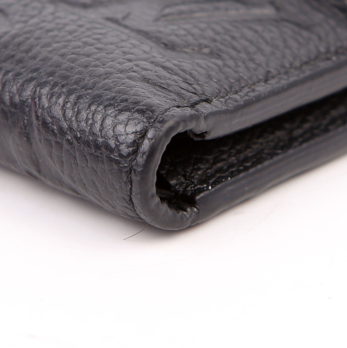 Victorine Wallet Empreinte Black