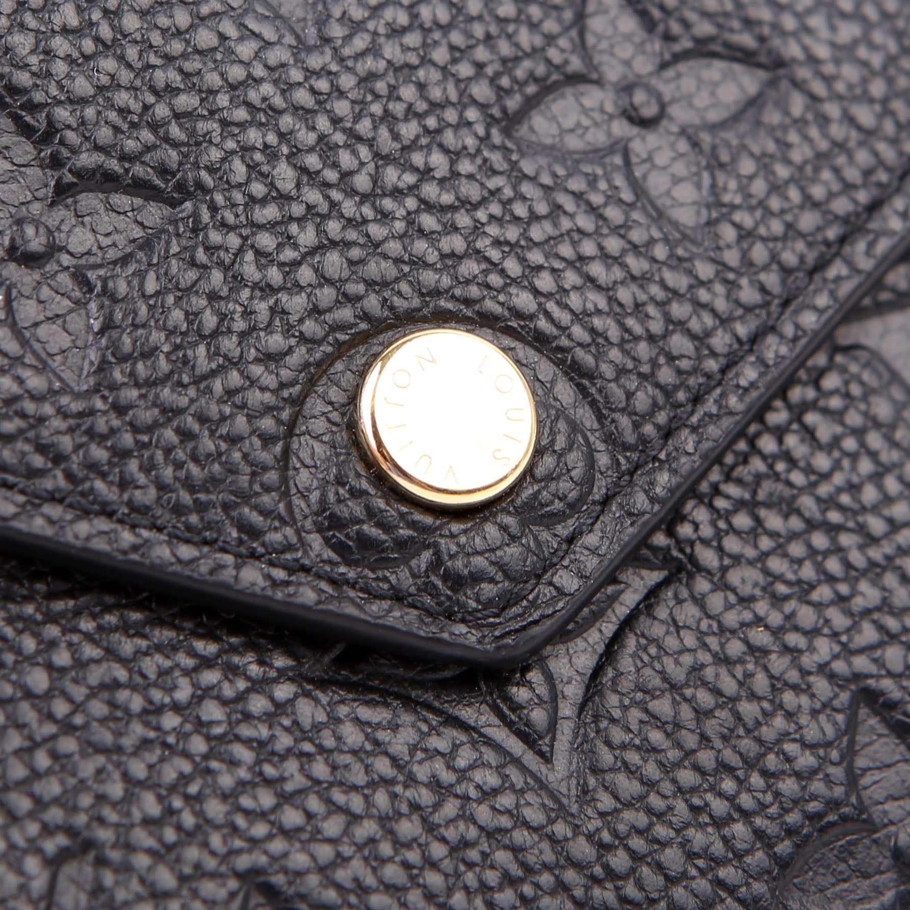 Victorine Wallet Empreinte Black