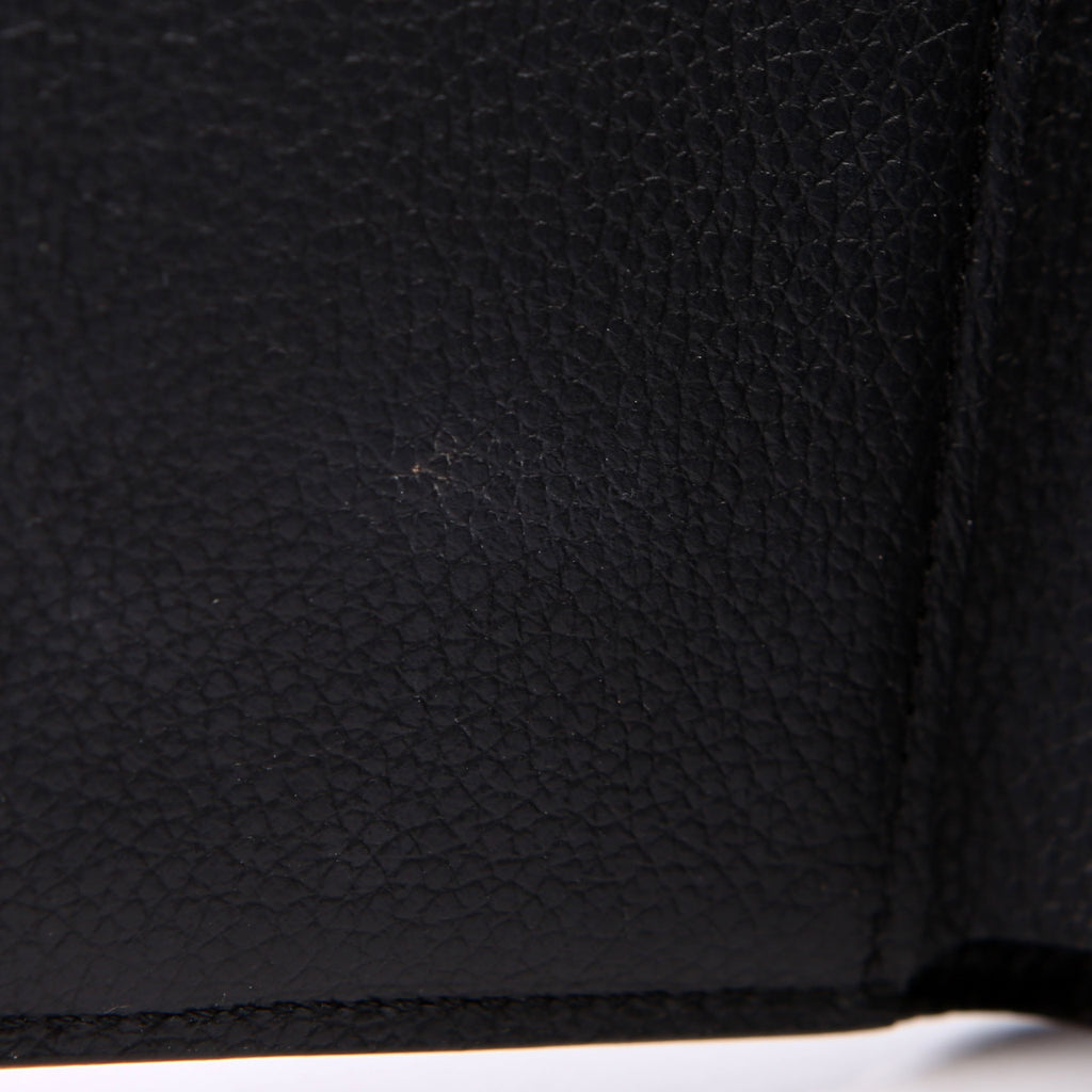 Victorine Wallet Empreinte Black