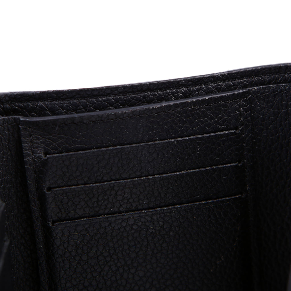 Victorine Wallet Empreinte Black