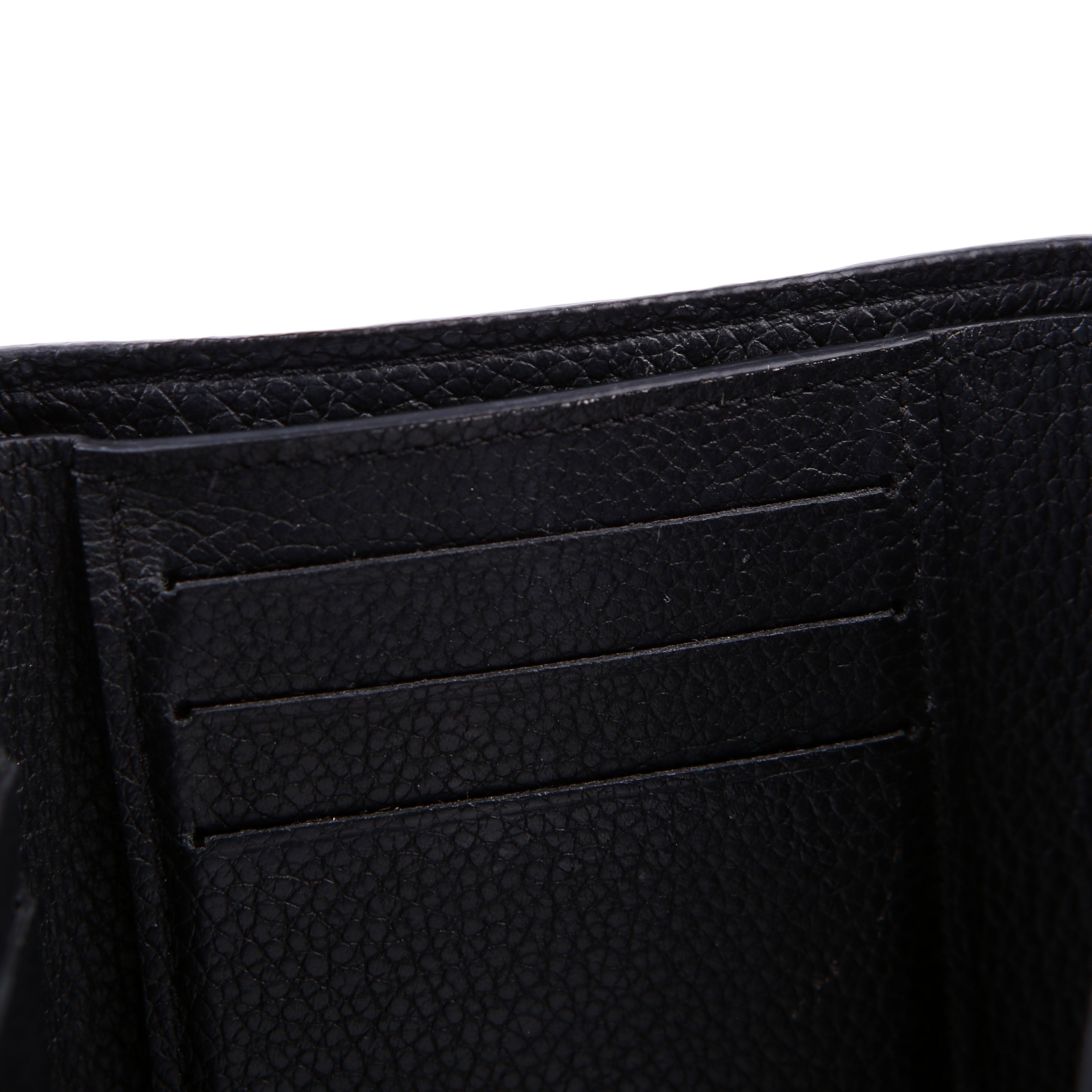 Victorine Wallet Empreinte Black