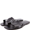 Hermes Oran Sandals Size 41 Black