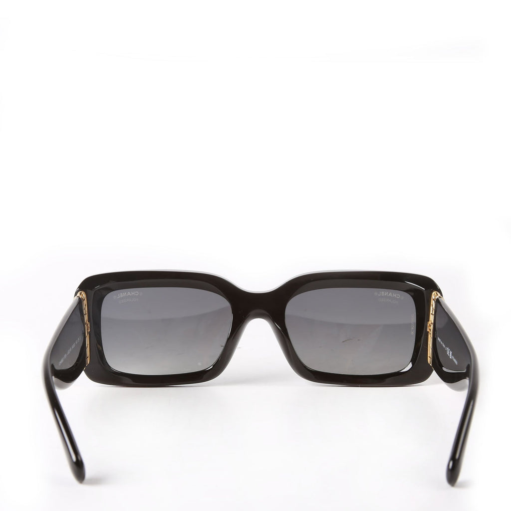 5534 Rectangle Sunglasses Black