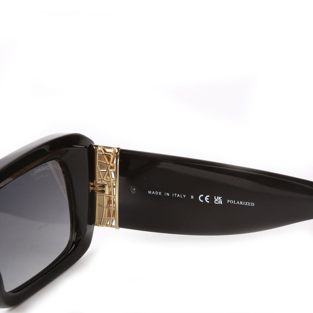 5534 Rectangle Sunglasses Black