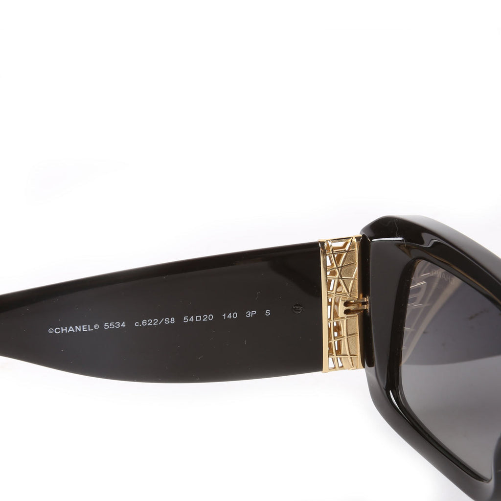 5534 Rectangle Sunglasses Black