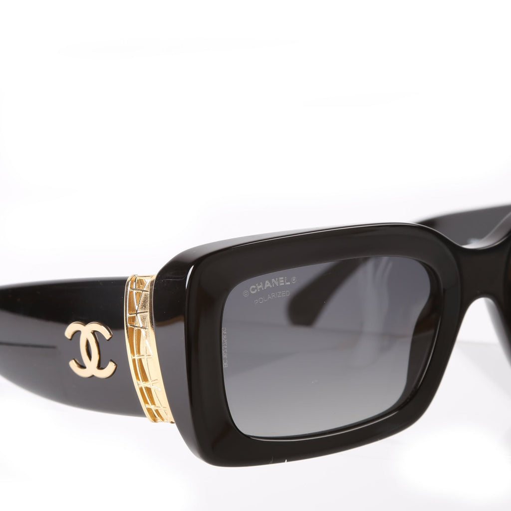 5534 Rectangle Sunglasses Black