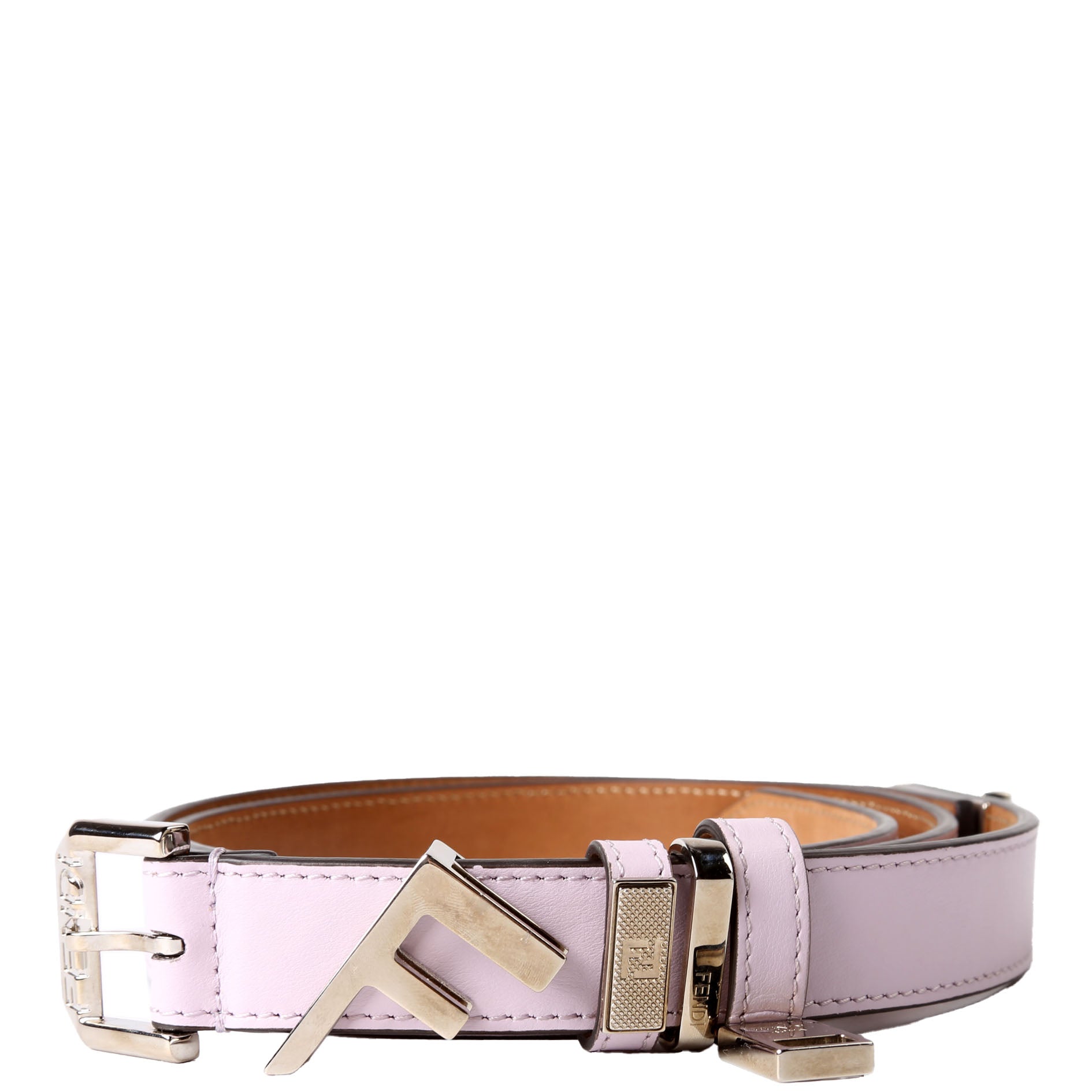 Fendi Fendi Forever Leather Belt Size 100/40 Pink