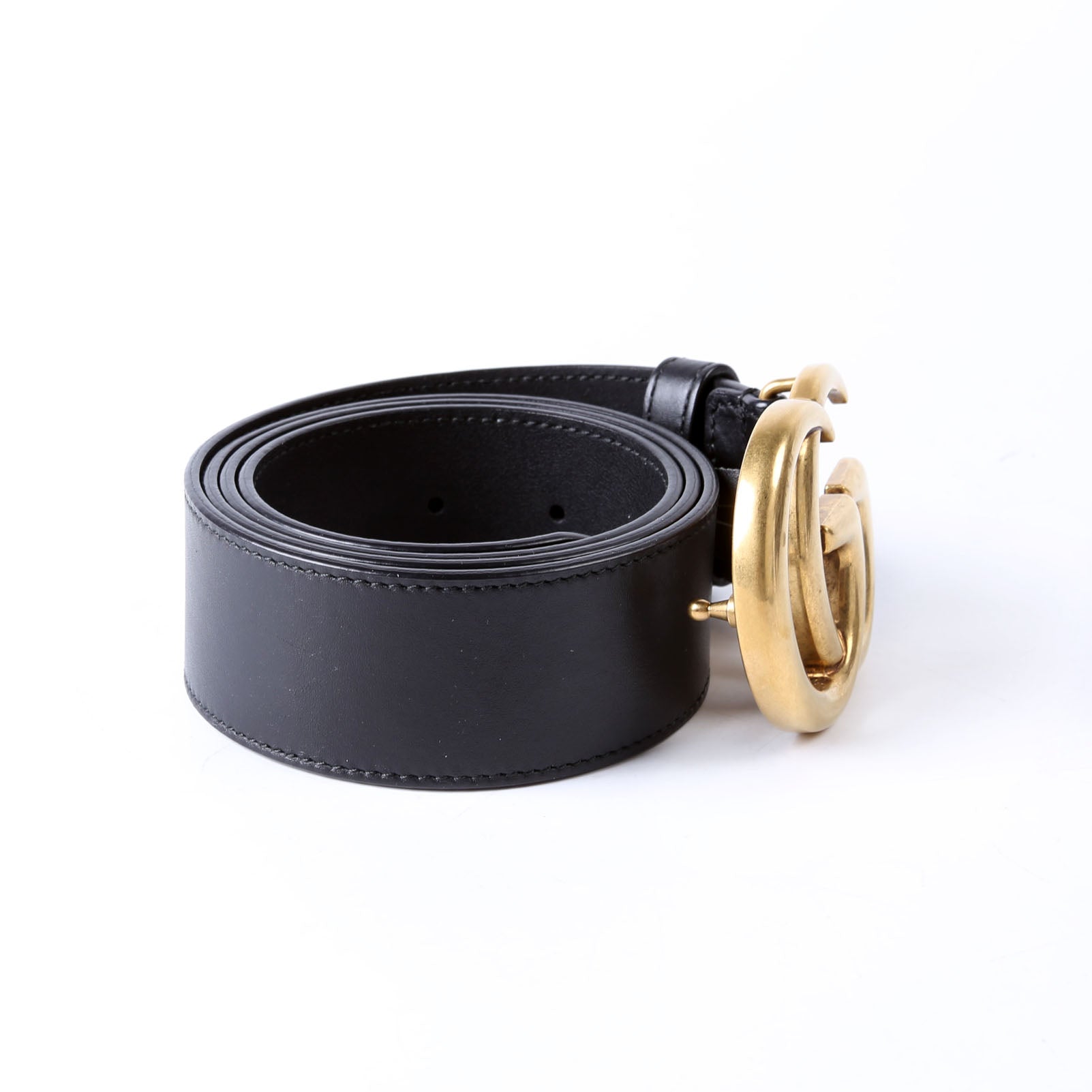 Gucci 400593 Marmont GG Leather Belt Size 90/36 Black