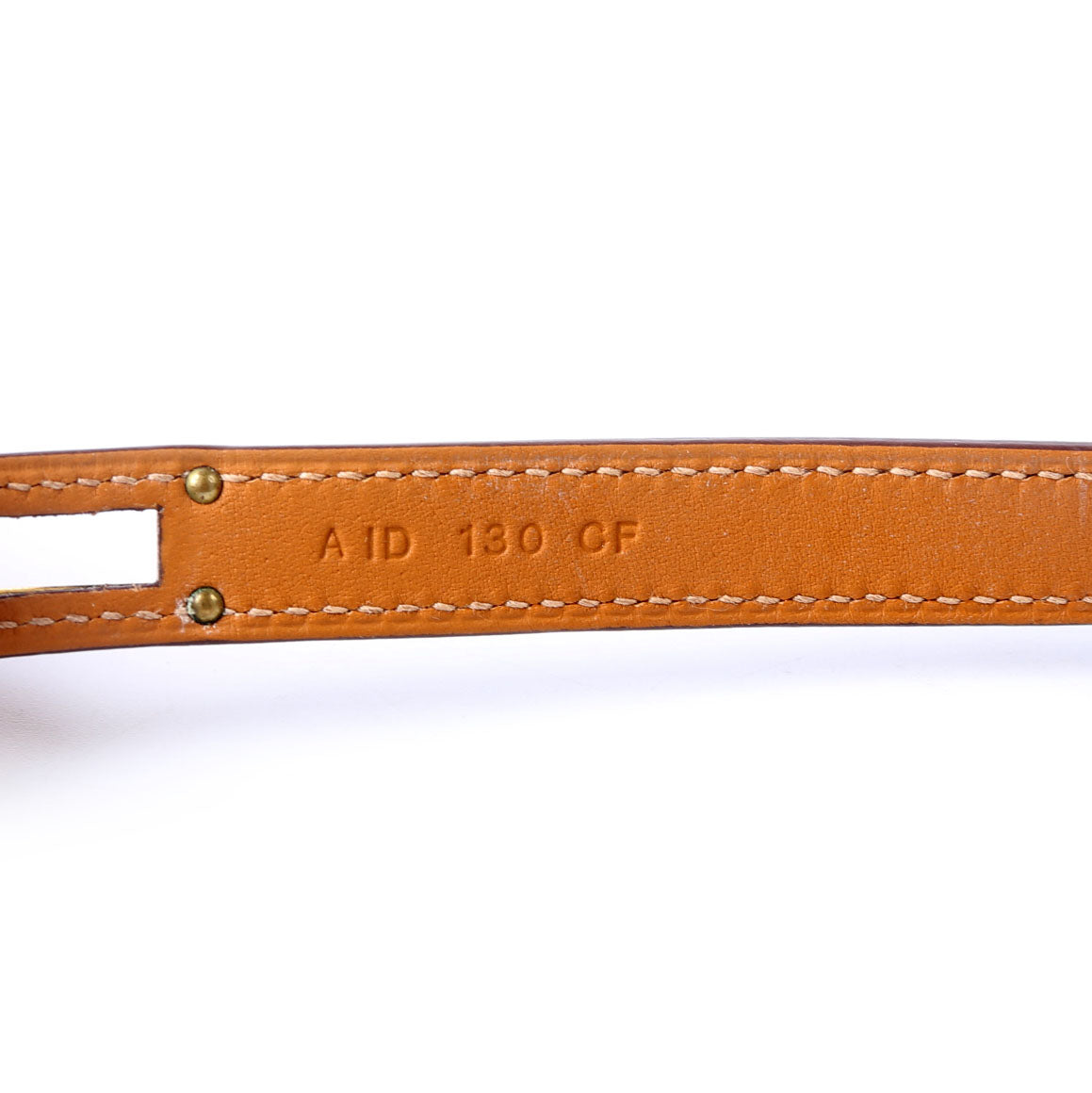 Hermes Kelly Double Tour Bracelet Taupe