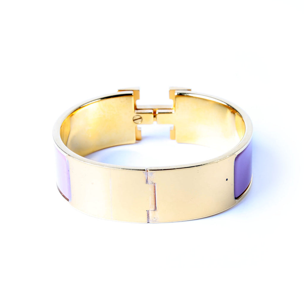 Hermes Clic Clac Wide GM Gold/Pink