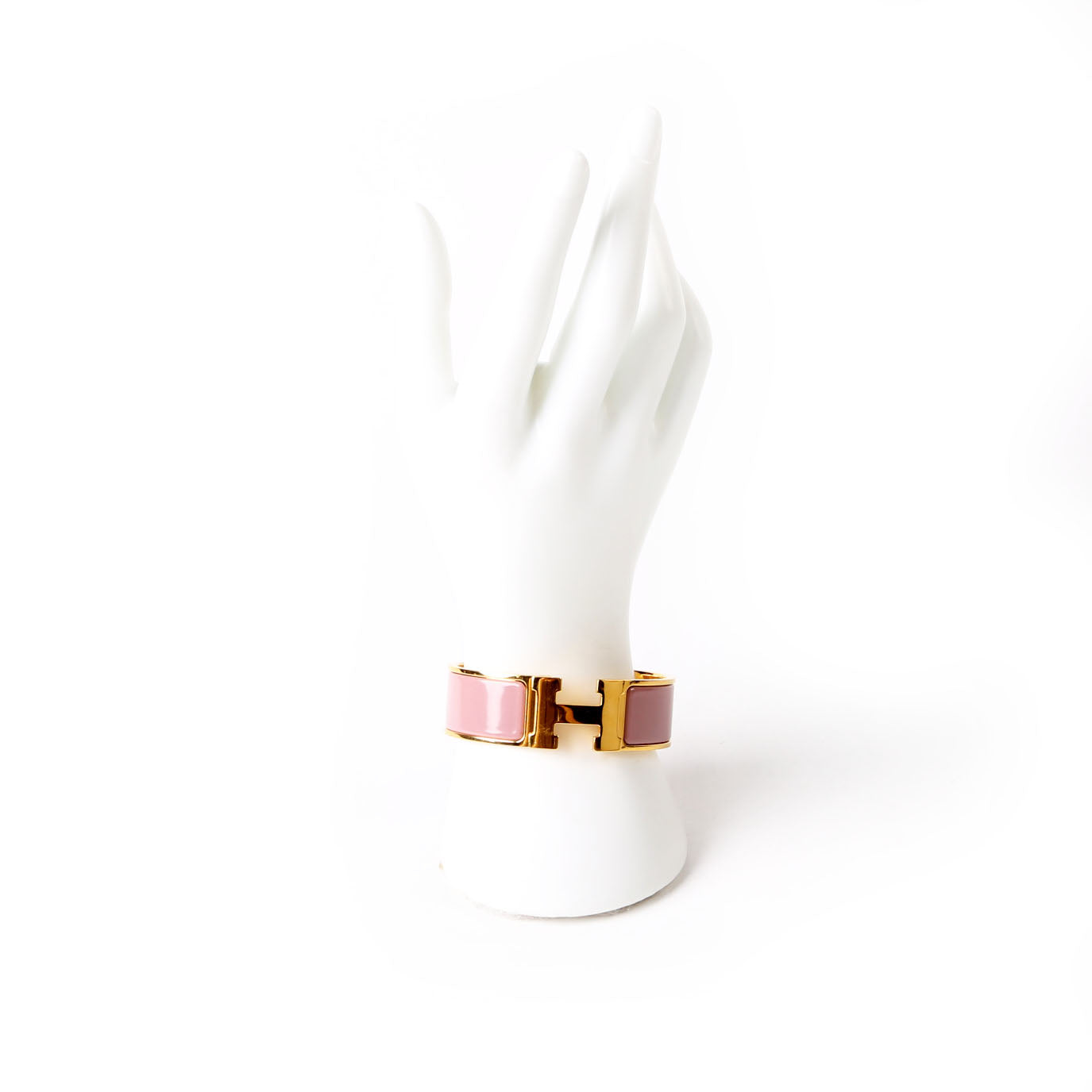Hermes Clic Clac Wide GM Gold/Pink