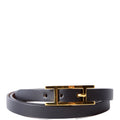 Hermes Behapi Double Tour Bracelet Black
