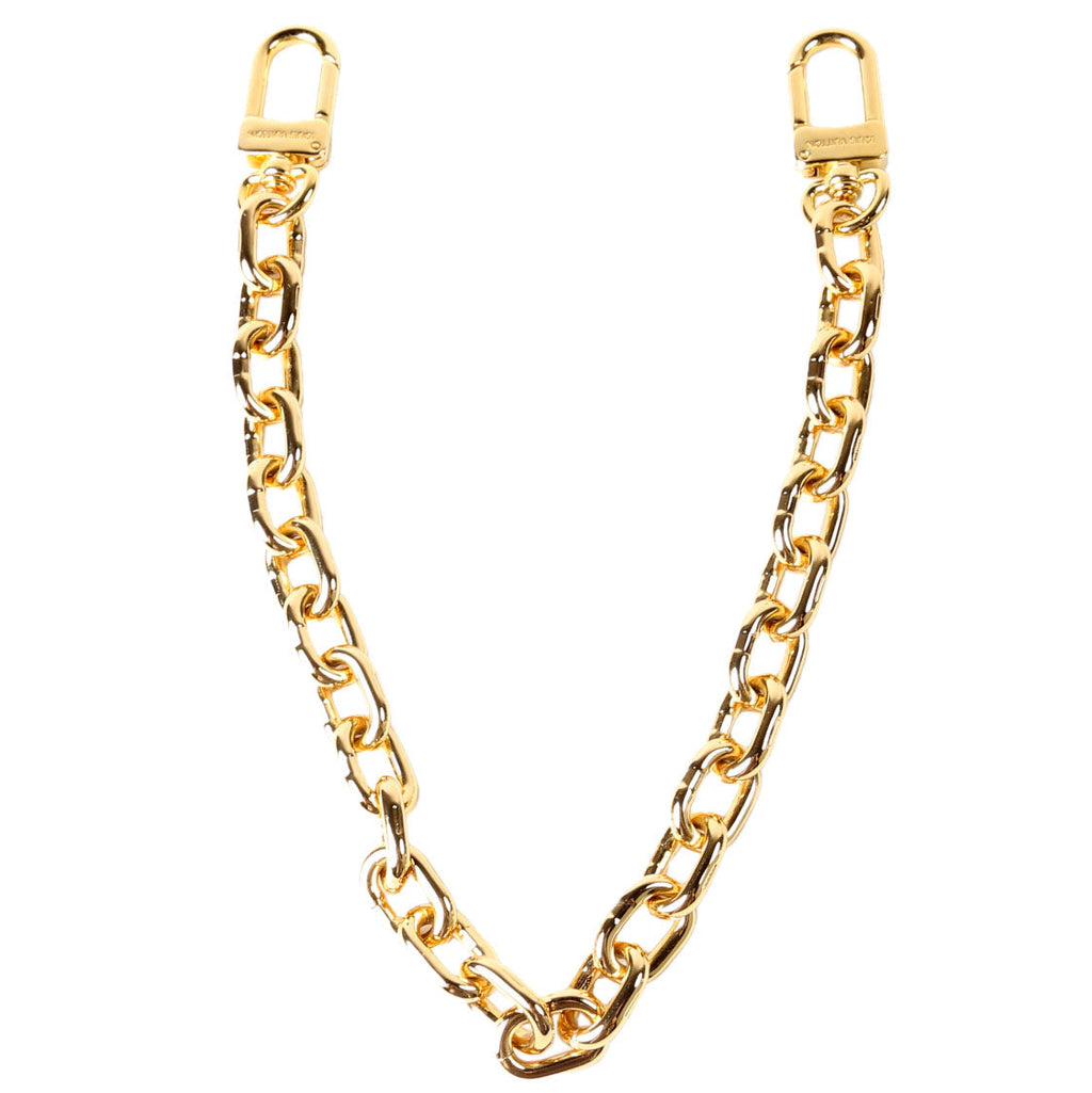 Loop Hobo Metal Chain Strap Gold