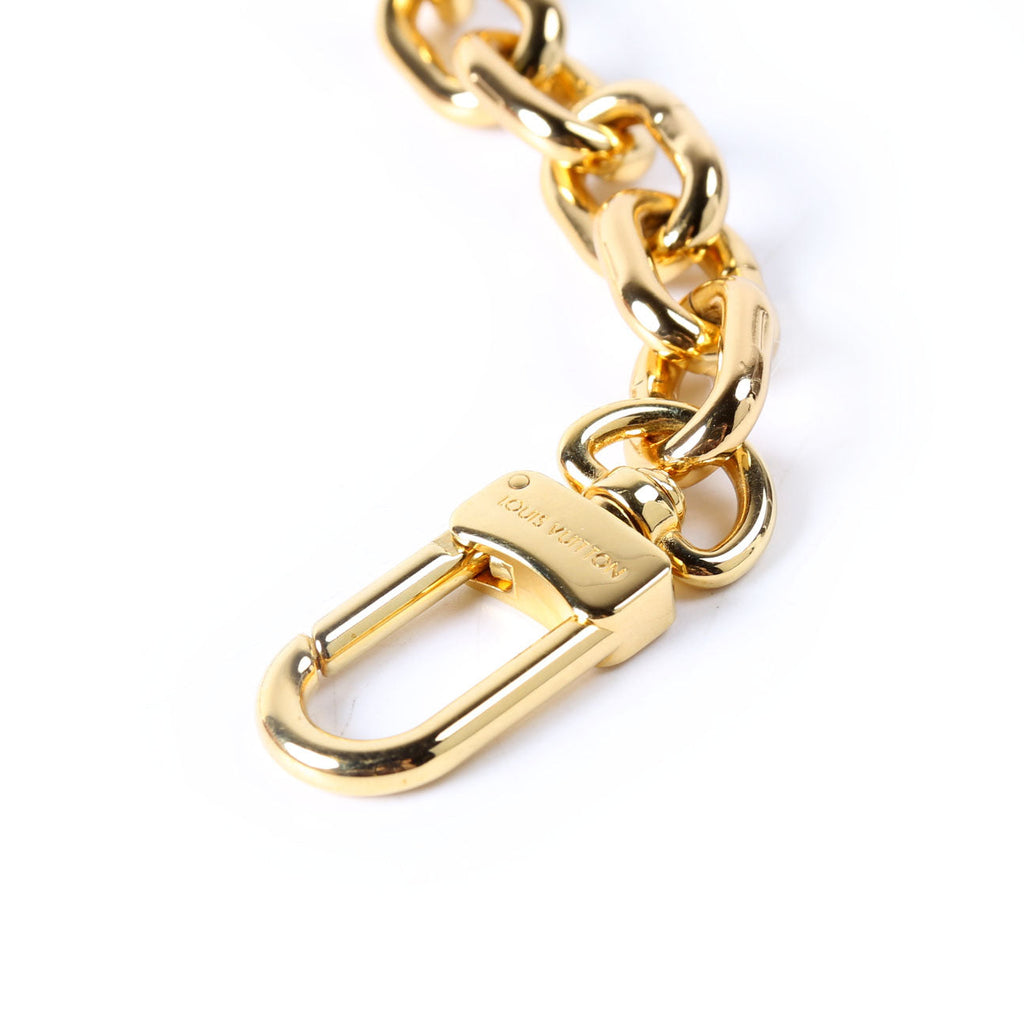 Loop Hobo Metal Chain Strap Gold