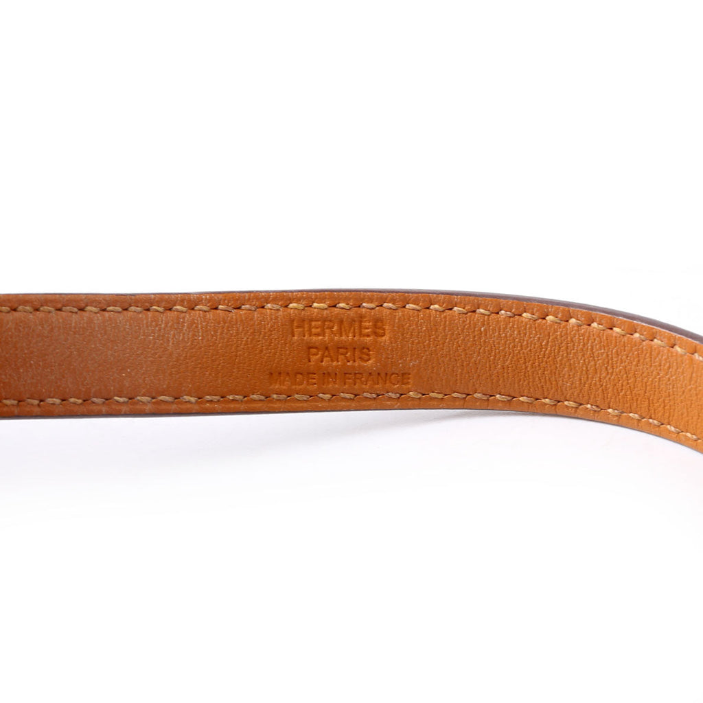 Hermes Kelly Double Tour Bracelet Taupe