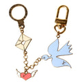 Love Birds Bag Charm Chain Gold/Multicolor