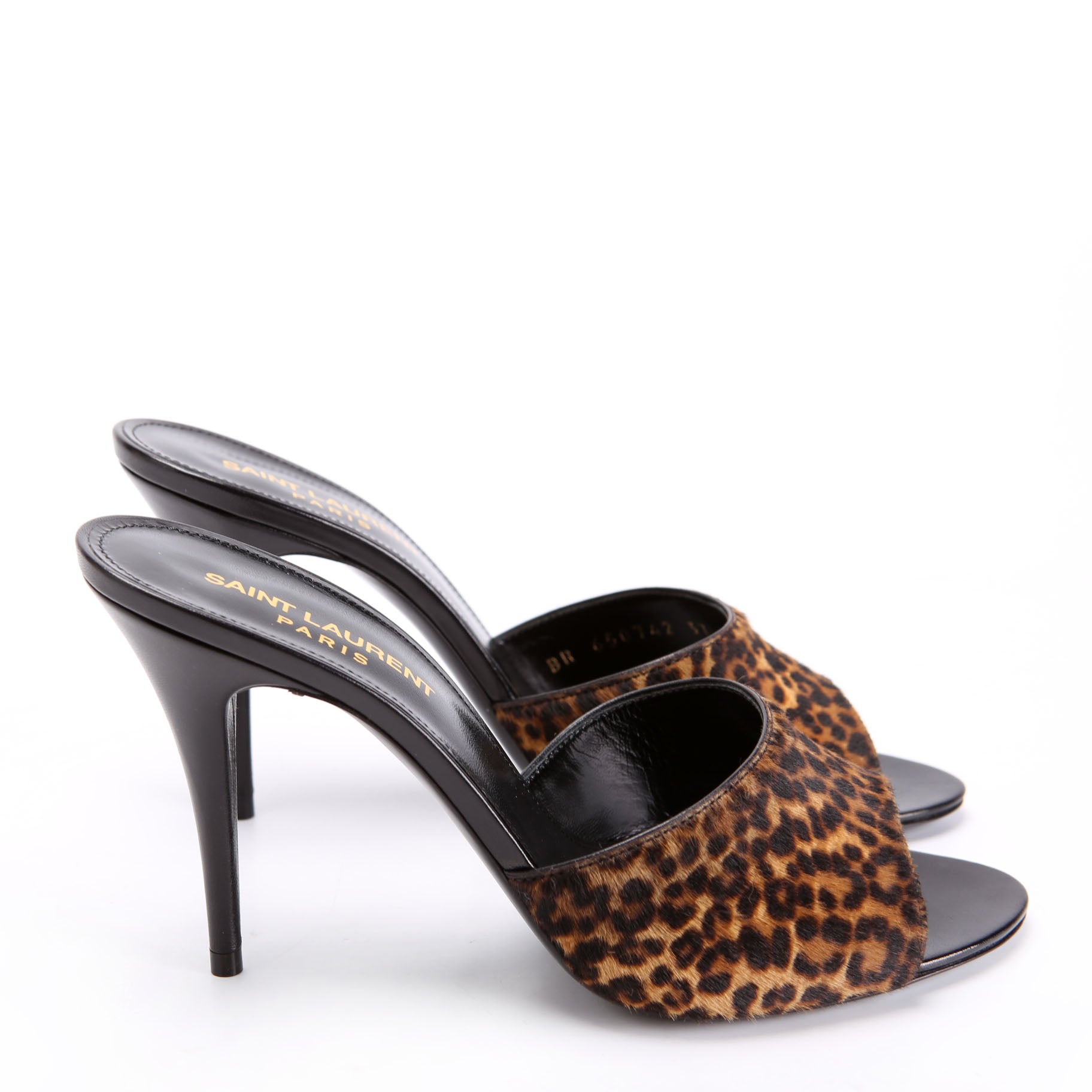 La 16 Pony Hair Mules Size 37