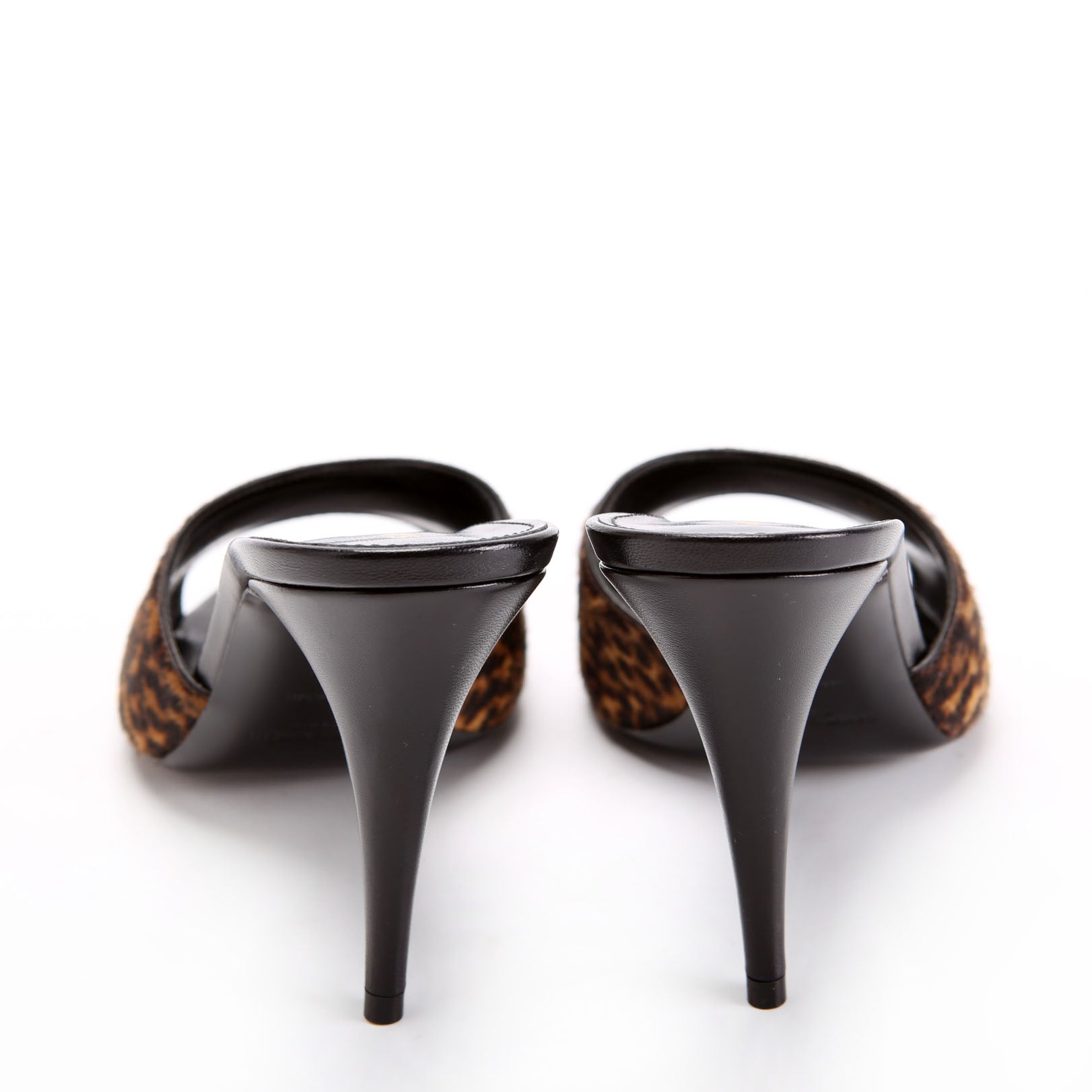 La 16 Pony Hair Mules Size 37
