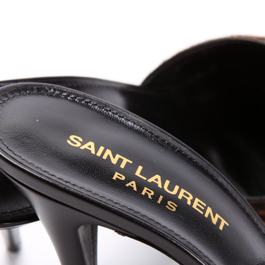 La 16 Pony Hair Mules Size 37
