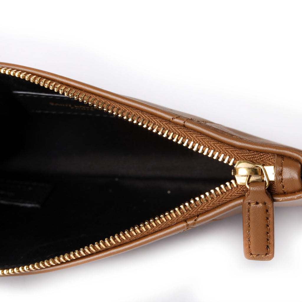 SAINT LAURENT Jamie Shopping Small Suede 833948 Brown/Gold