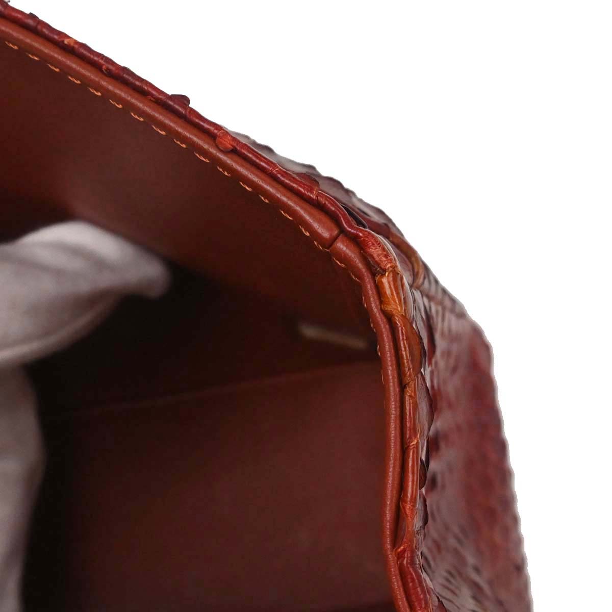 Chanel * Brown Python Medium Classic Double Flap Shoulder Bag