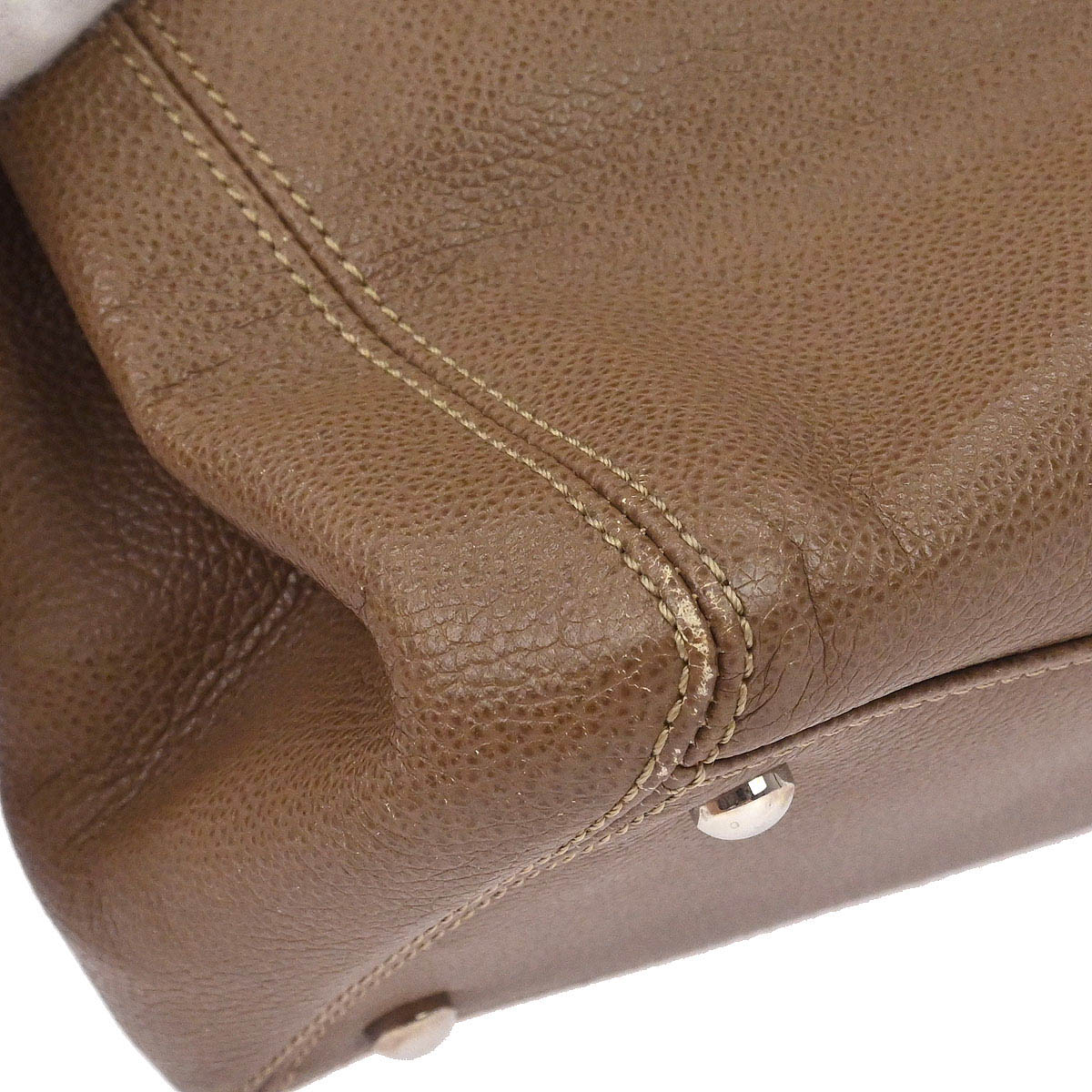 Chanel 2012-2013 Brown Calfskin Executive Cerf Tote Bag
