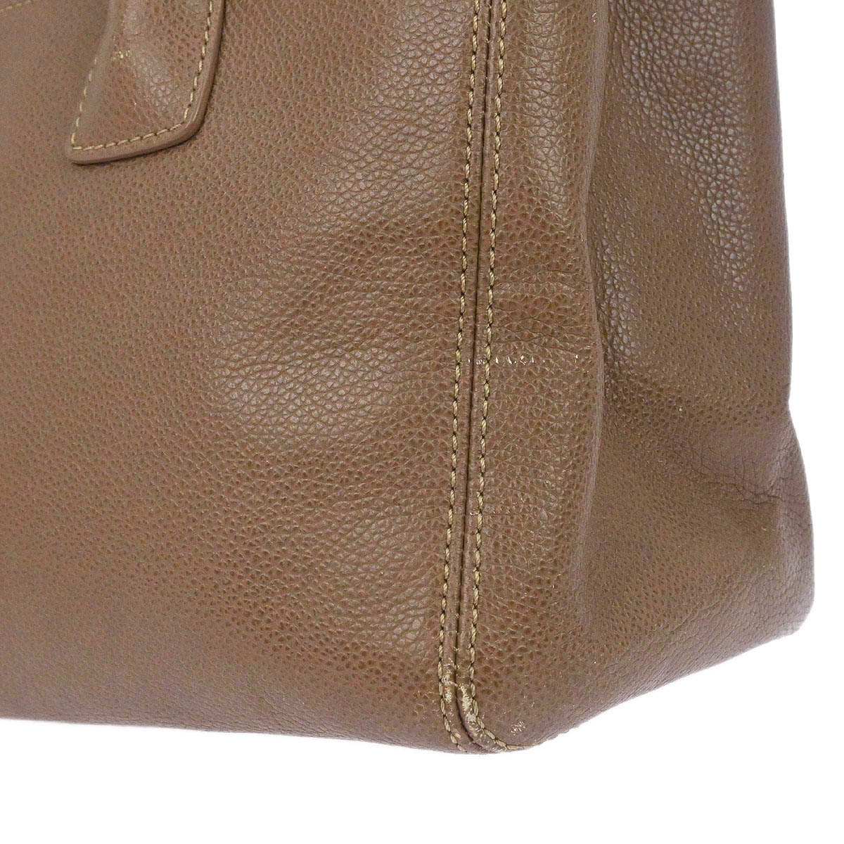 Chanel 2012-2013 Brown Calfskin Executive Cerf Tote Bag
