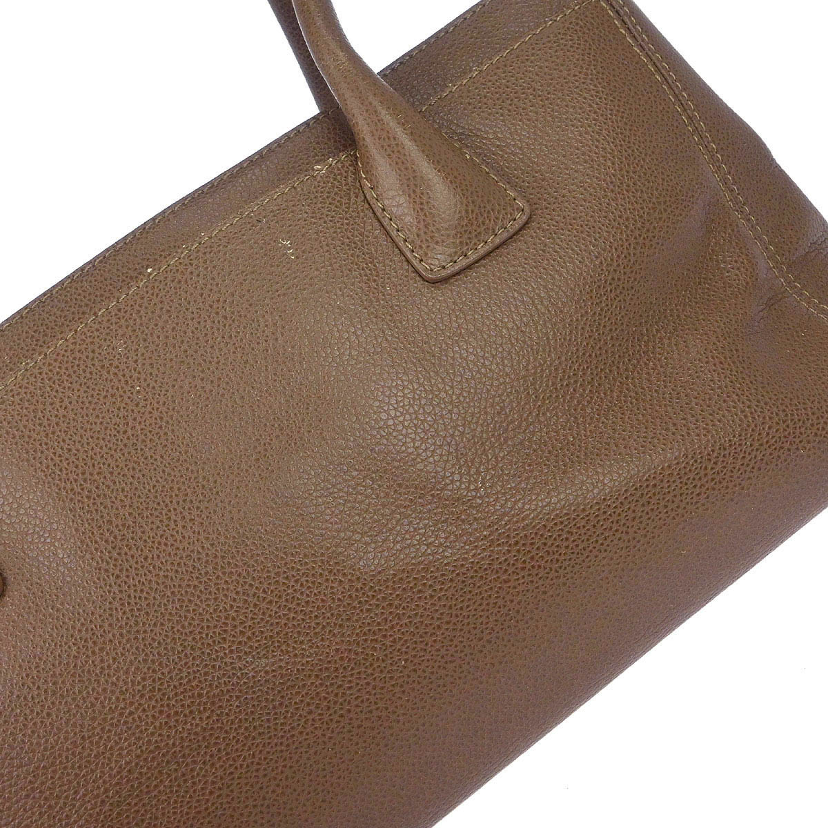 Chanel 2012-2013 Brown Calfskin Executive Cerf Tote Bag