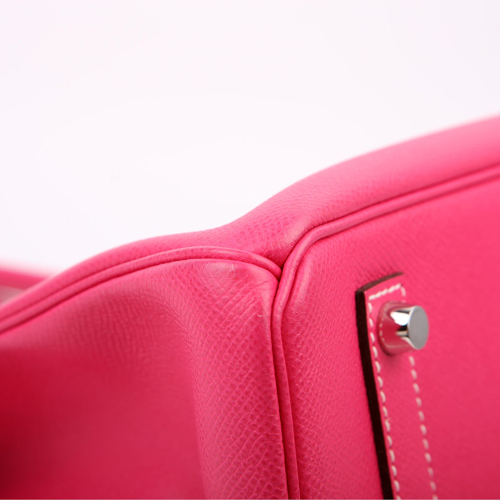 Hermes Candy Birkin 35 Epsom Rose Tyrien/Palladium 2013
