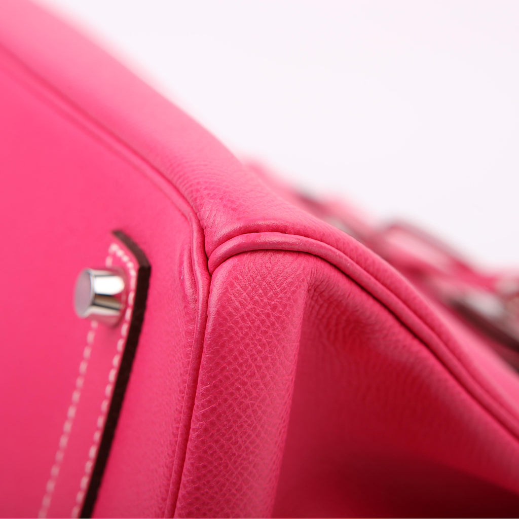 Hermes Candy Birkin 35 Epsom Rose Tyrien/Palladium 2013