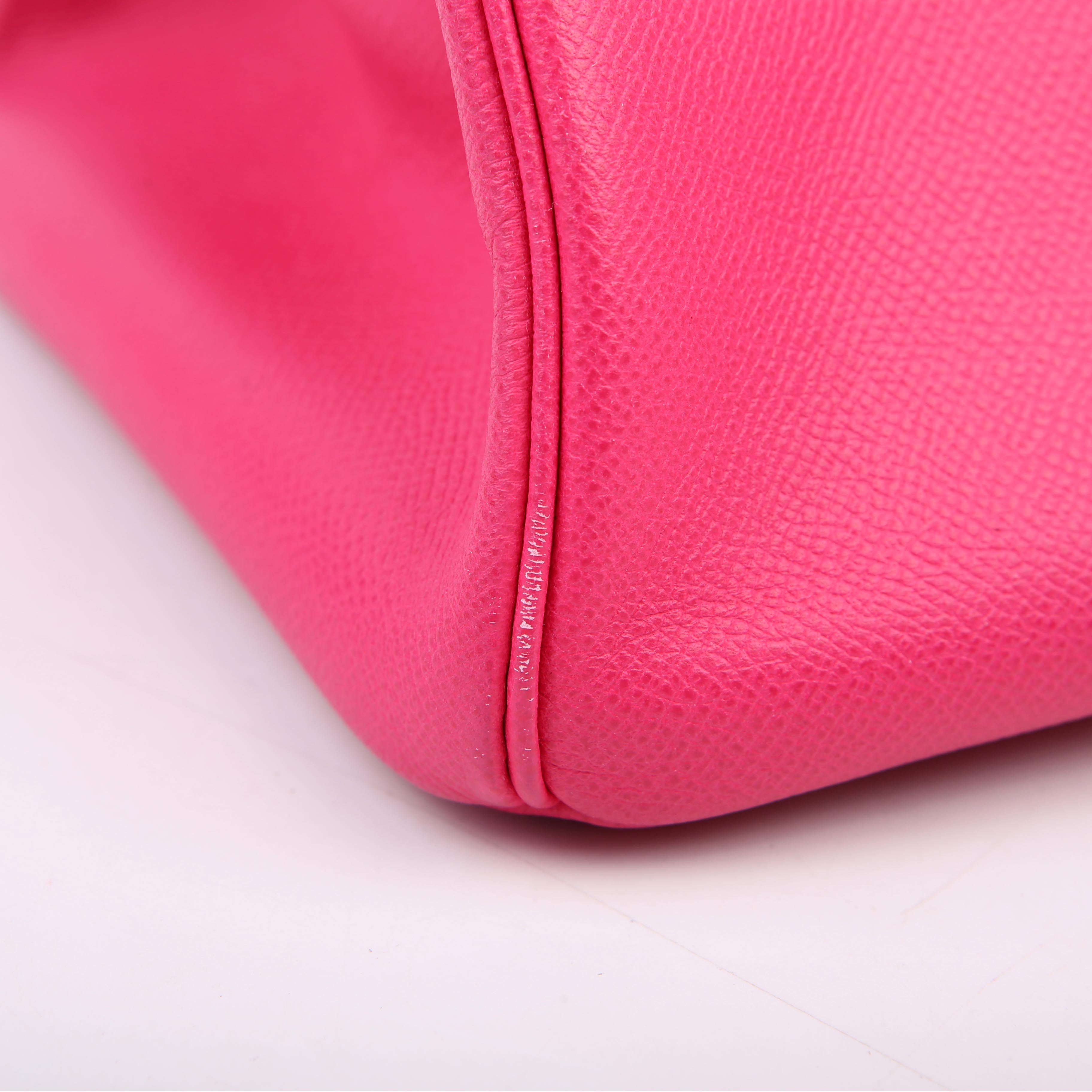Hermes Candy Birkin 35 Epsom Rose Tyrien/Palladium 2013