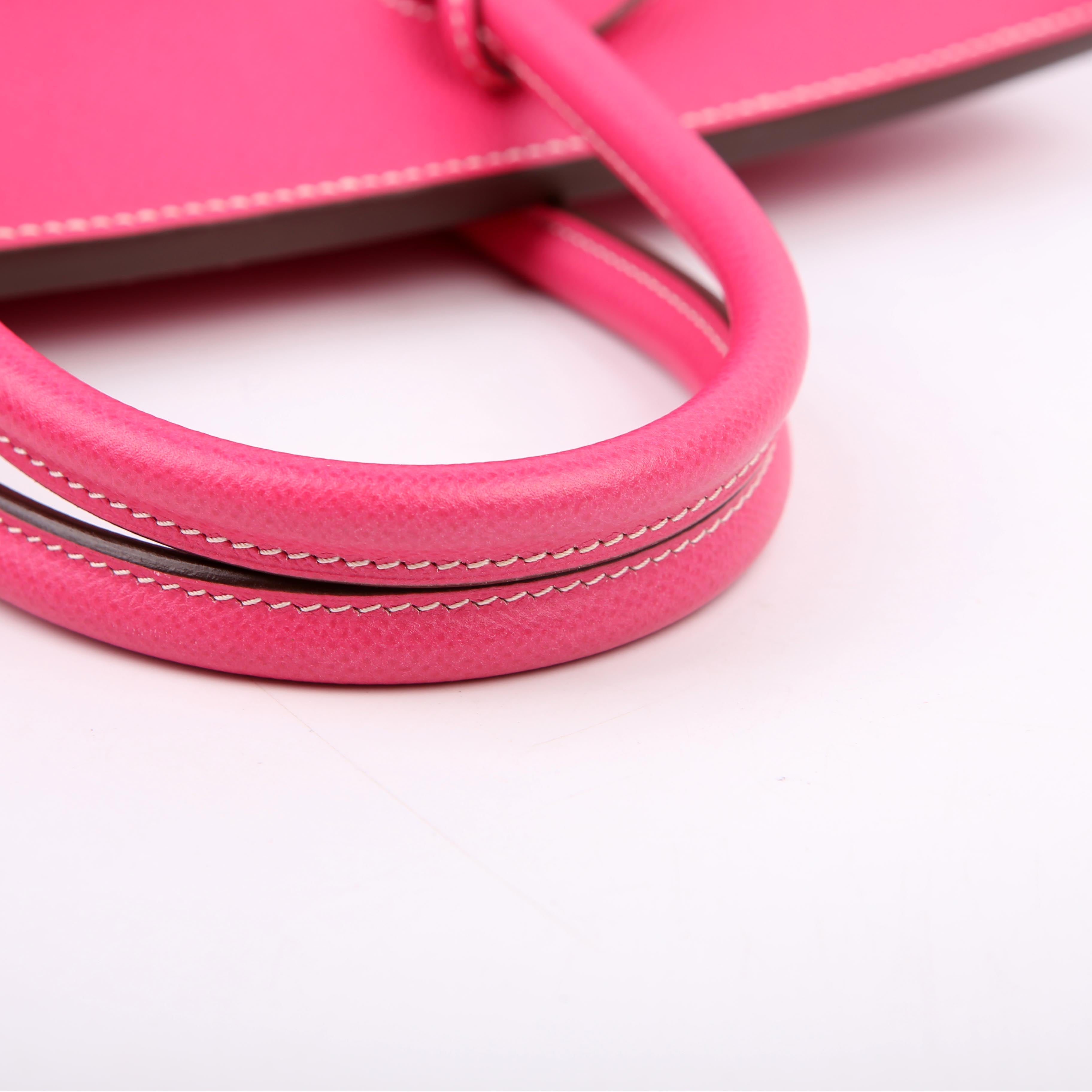 Hermes Candy Birkin 35 Epsom Rose Tyrien/Palladium 2013