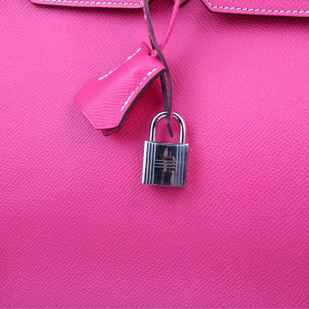 Hermes Candy Birkin 35 Epsom Rose Tyrien/Palladium 2013