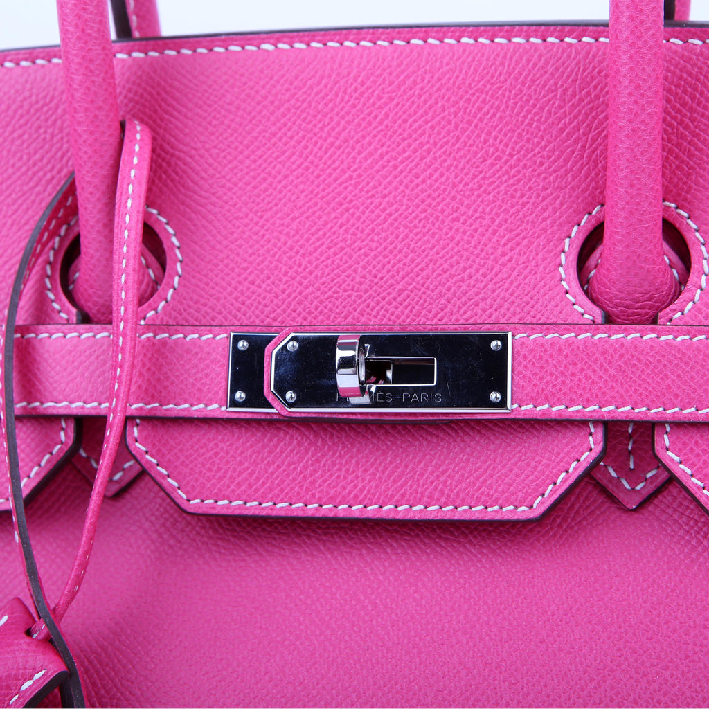 Hermes Candy Birkin 35 Epsom Rose Tyrien/Palladium 2013
