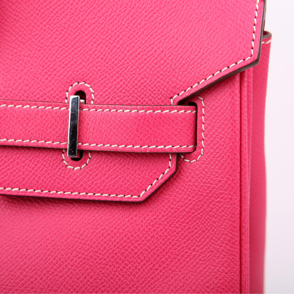 Hermes Candy Birkin 35 Epsom Rose Tyrien/Palladium 2013