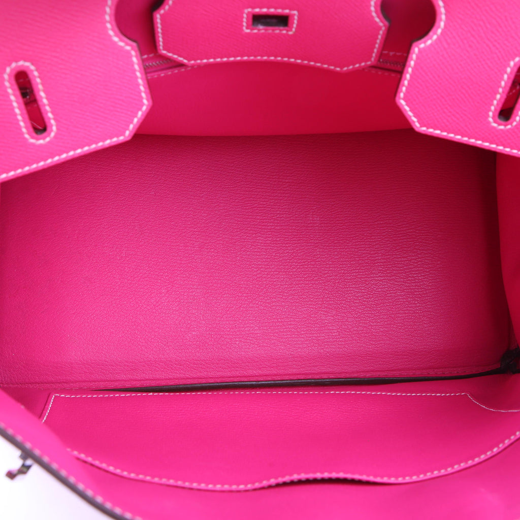 Hermes Candy Birkin 35 Epsom Rose Tyrien/Palladium 2013