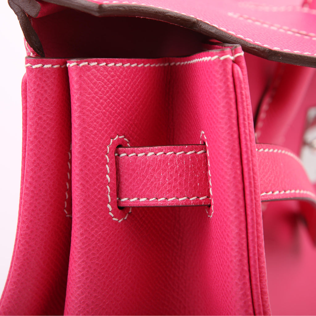 Hermes Candy Birkin 35 Epsom Rose Tyrien/Palladium 2013