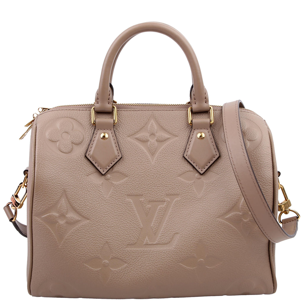 Speedy 25 with Strap NM Giant Empreinte Turtledove