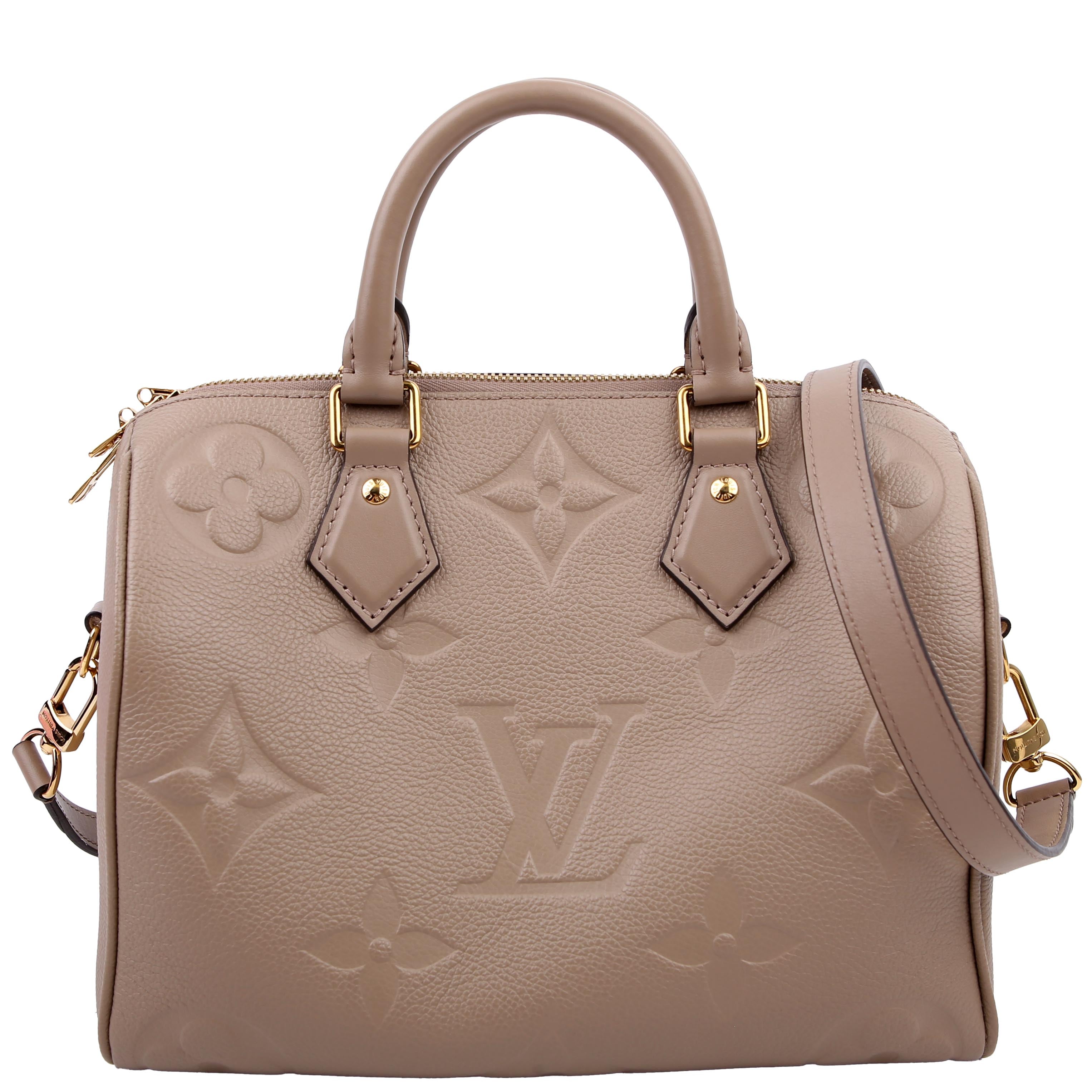 Speedy 25 with Strap NM Giant Empreinte Turtledove
