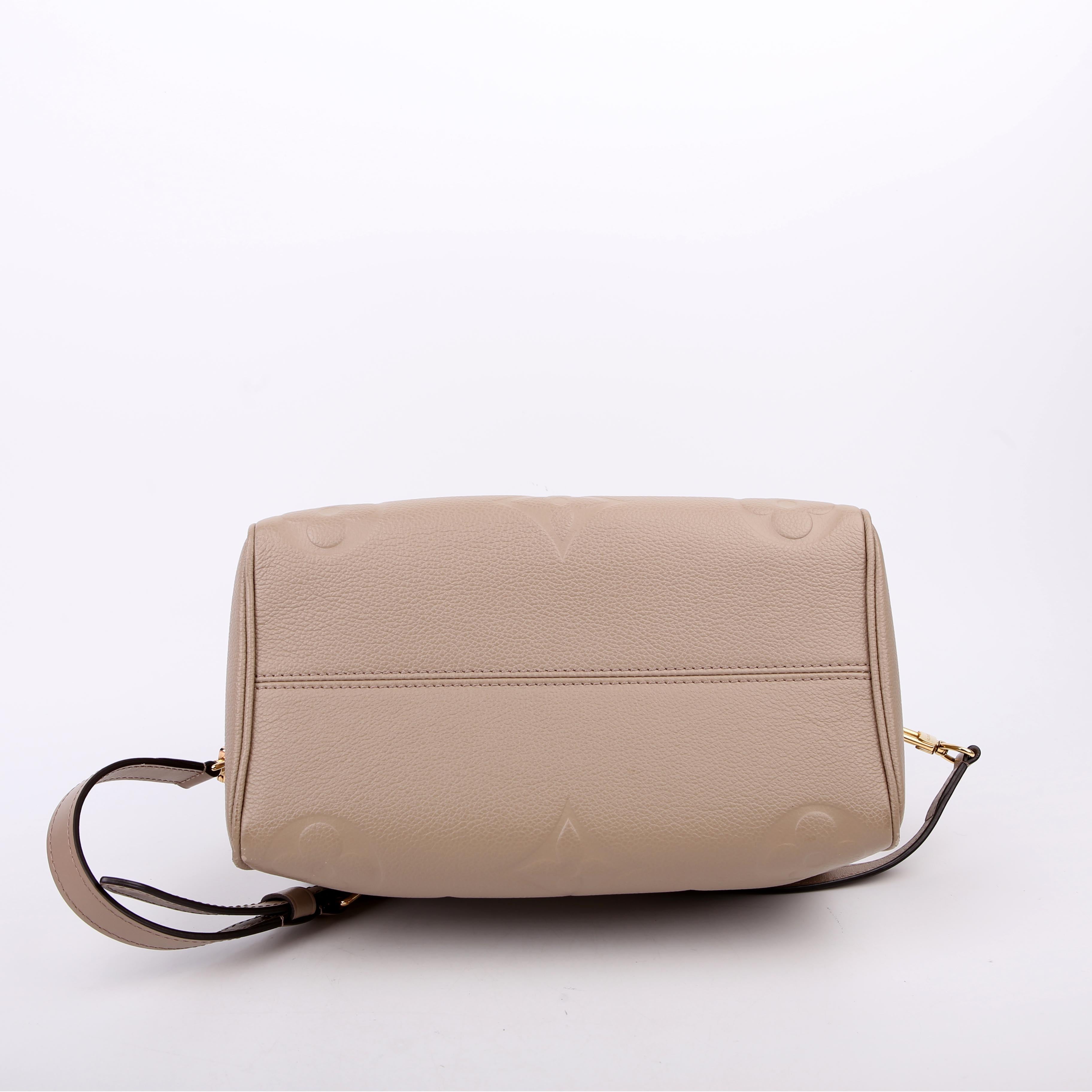 Speedy 25 with Strap NM Giant Empreinte Turtledove
