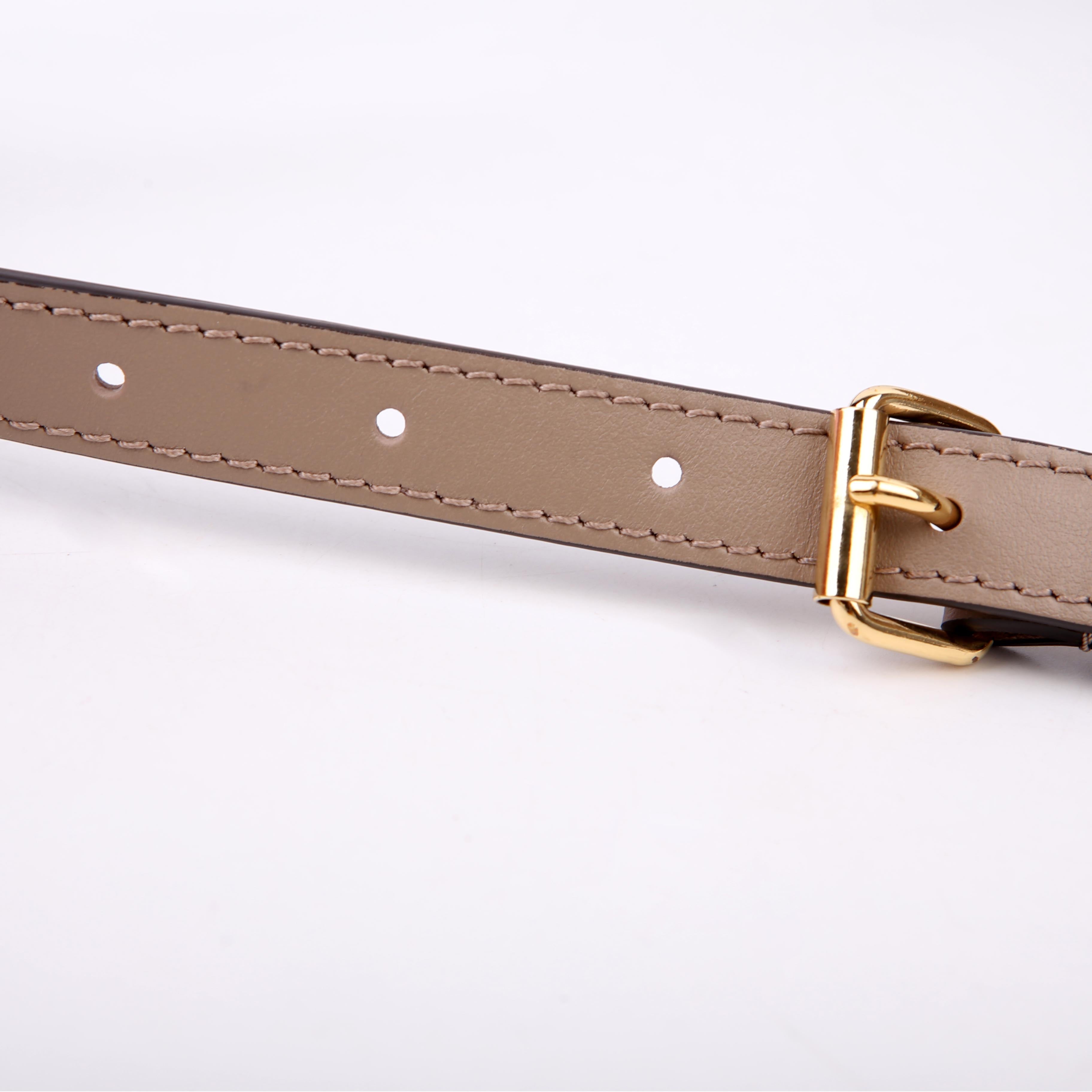 Speedy 25 with Strap NM Giant Empreinte Turtledove