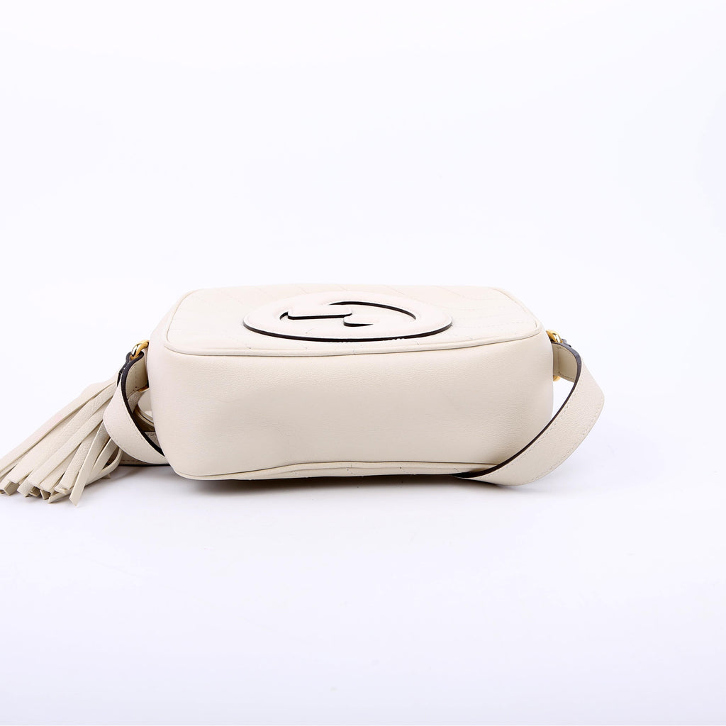 Gucci 742360 Blondie Small Shoulder Bag White
