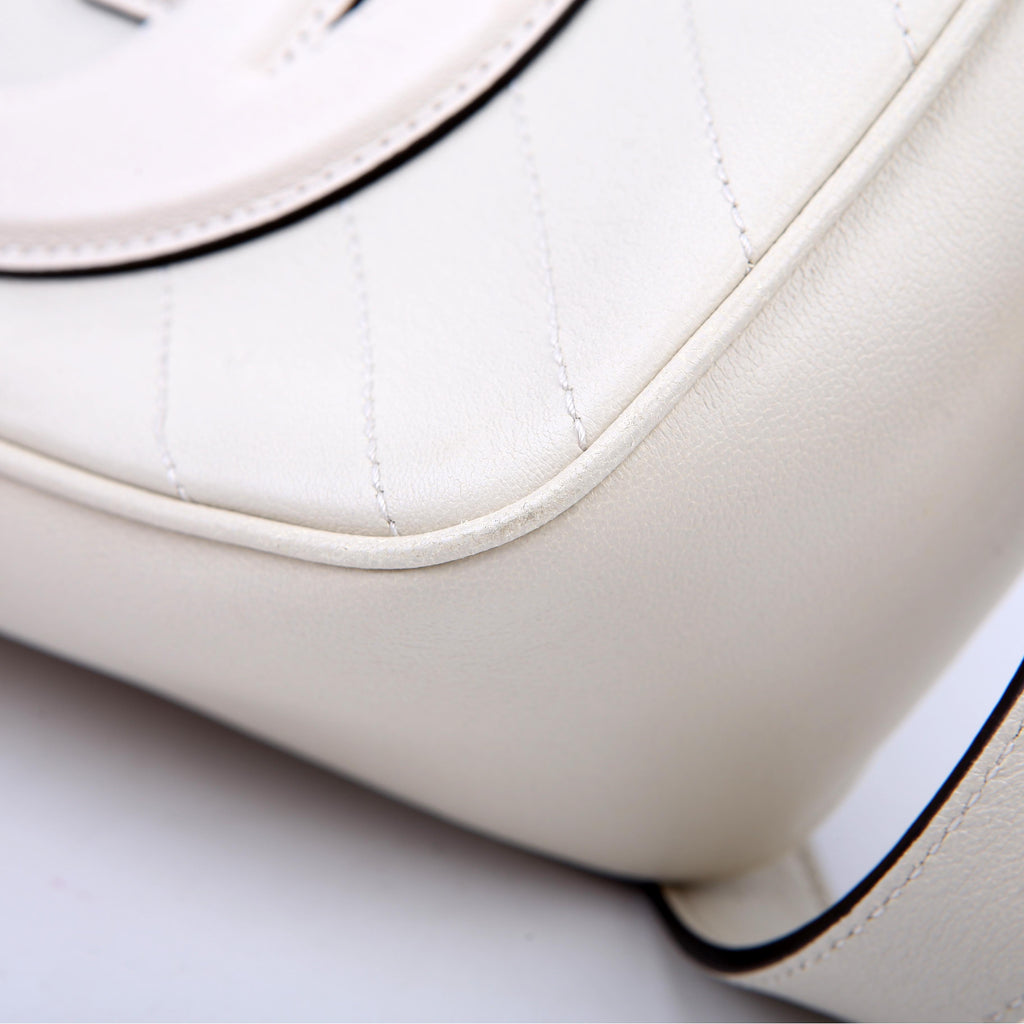 Gucci 742360 Blondie Small Shoulder Bag White