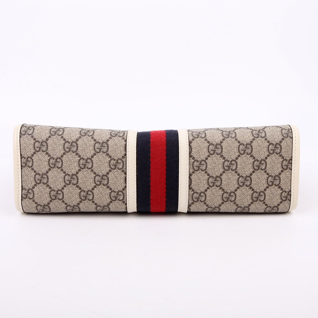 Gucci 598234 GG Supreme Ophidia Toiletry Case White