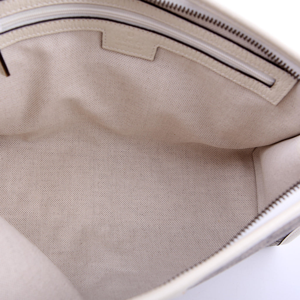 Gucci 598234 GG Supreme Ophidia Toiletry Case White