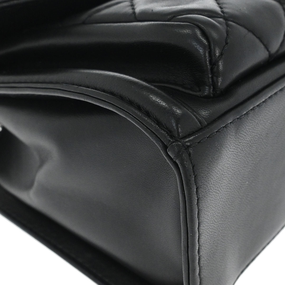 Chanel 2014-2015 Black Lambskin Geometric Flap Shoulder Bag