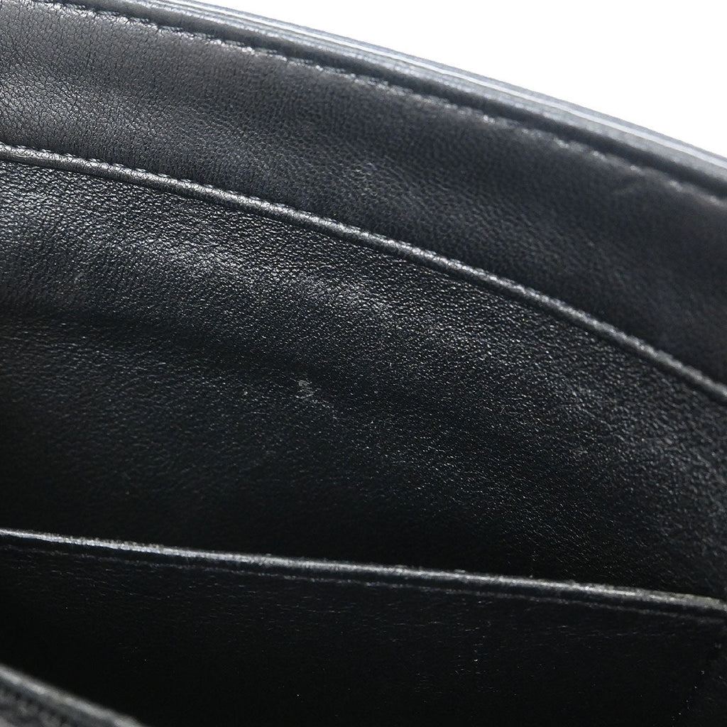 Chanel 2014-2015 Black Lambskin Geometric Flap Shoulder Bag