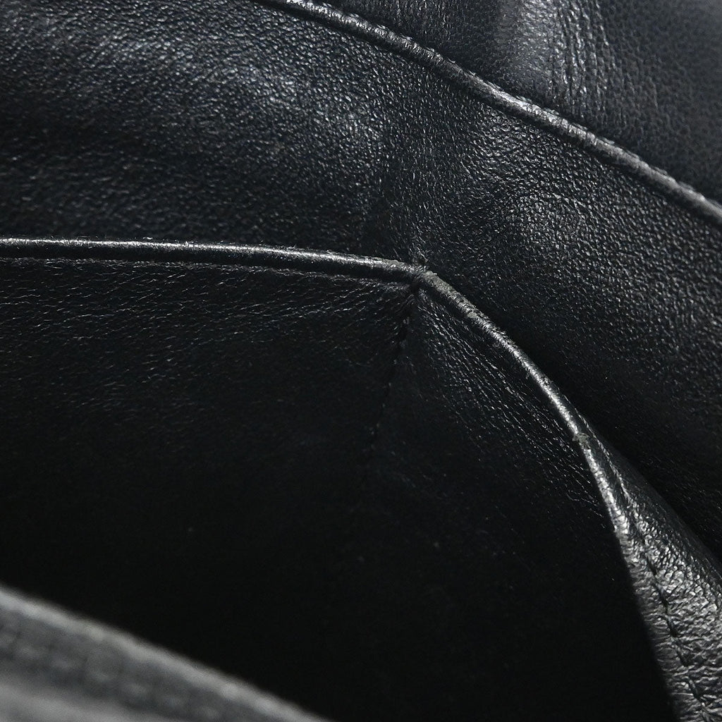 Chanel 2014-2015 Black Lambskin Geometric Flap Shoulder Bag