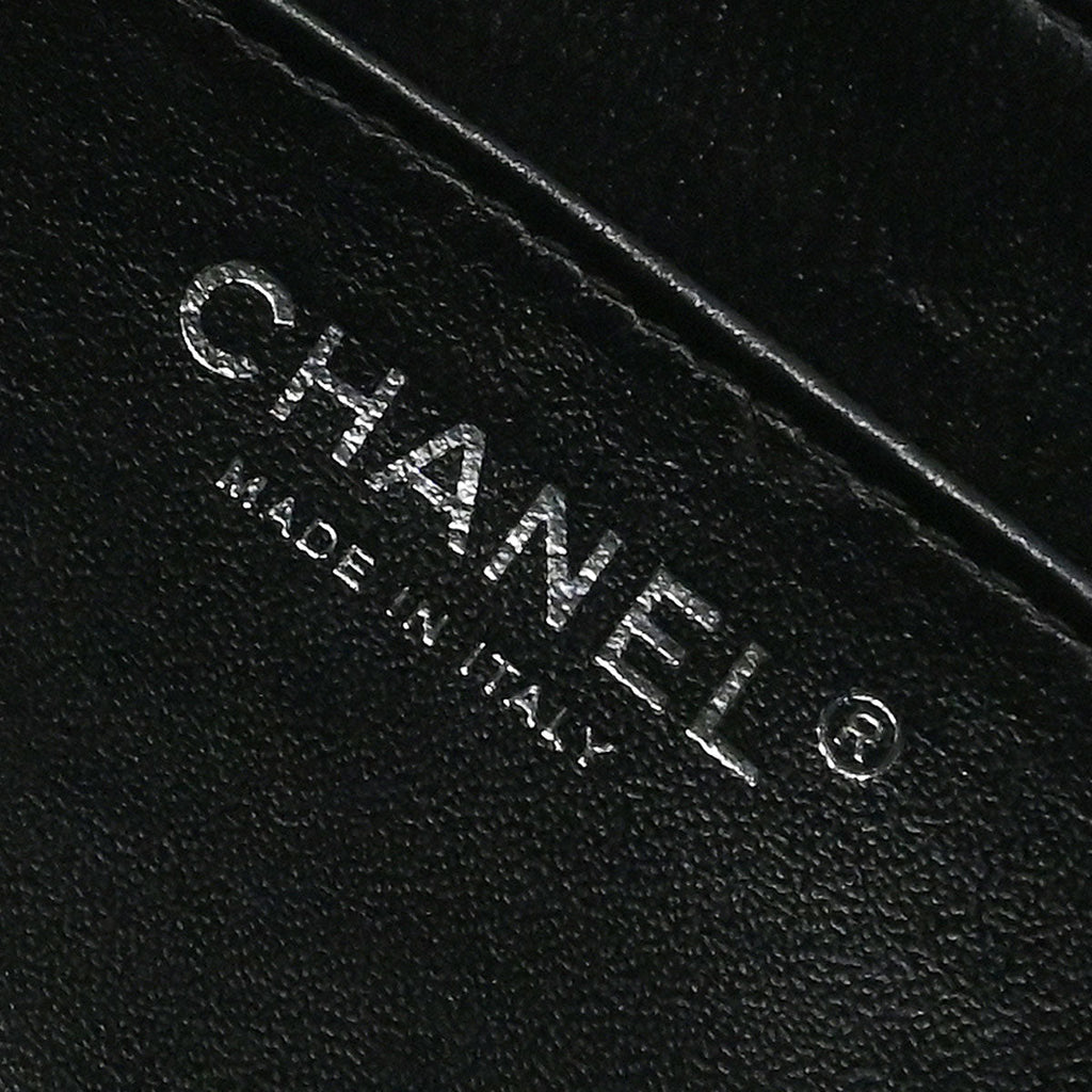 Chanel 2014-2015 Black Lambskin Geometric Flap Shoulder Bag