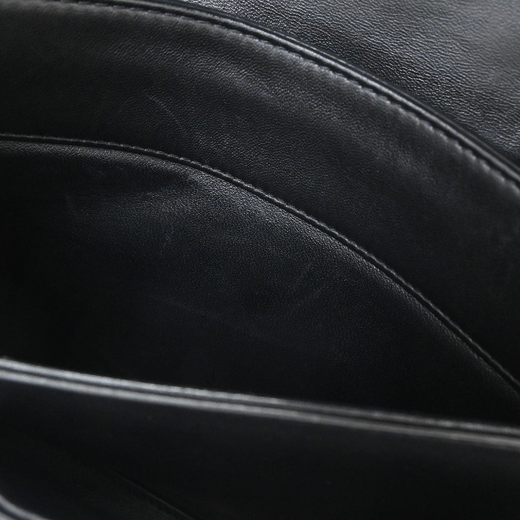Chanel 2014-2015 Black Lambskin Geometric Flap Shoulder Bag
